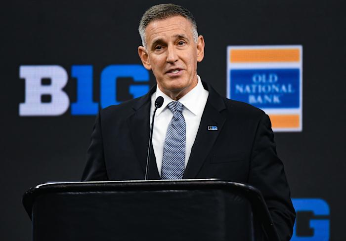 Petitti, who came to the Big Ten from MLB, is under immense pressure in the first year of his job.
